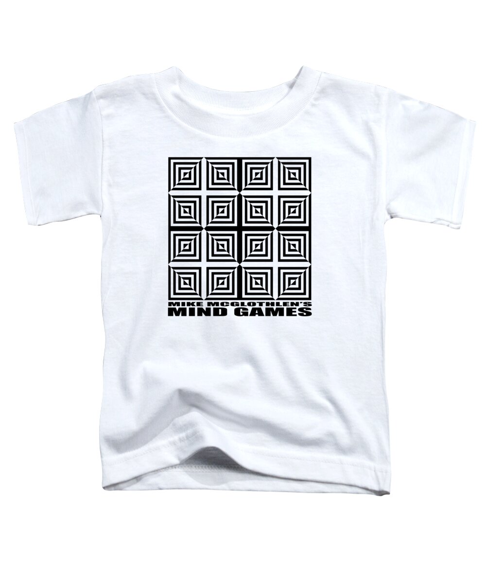 T-shirt Toddler T-Shirt featuring the digital art Mind Games 28SE by Mike McGlothlen