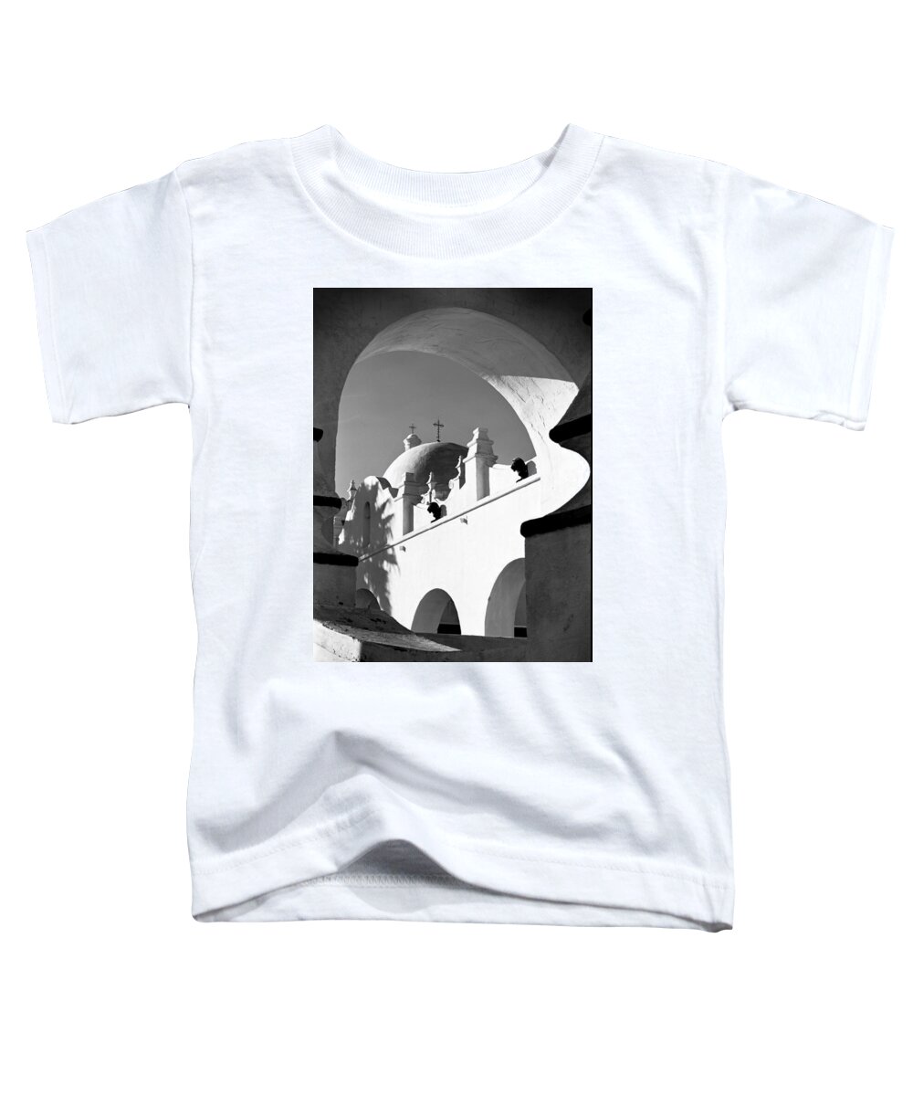 Infrared Toddler T-Shirt featuring the photograph Mission Portal by Paul W Faust - Impressions of Light