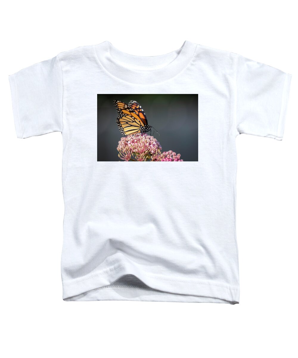 Monarch Butterfly Toddler T-Shirt featuring the photograph Monarch 2018-6 by Thomas Young