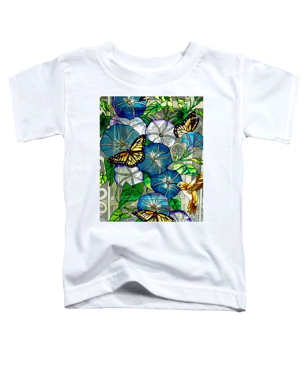 Berry Toddler T-Shirt featuring the photograph Morning Glory by Diane E Berry