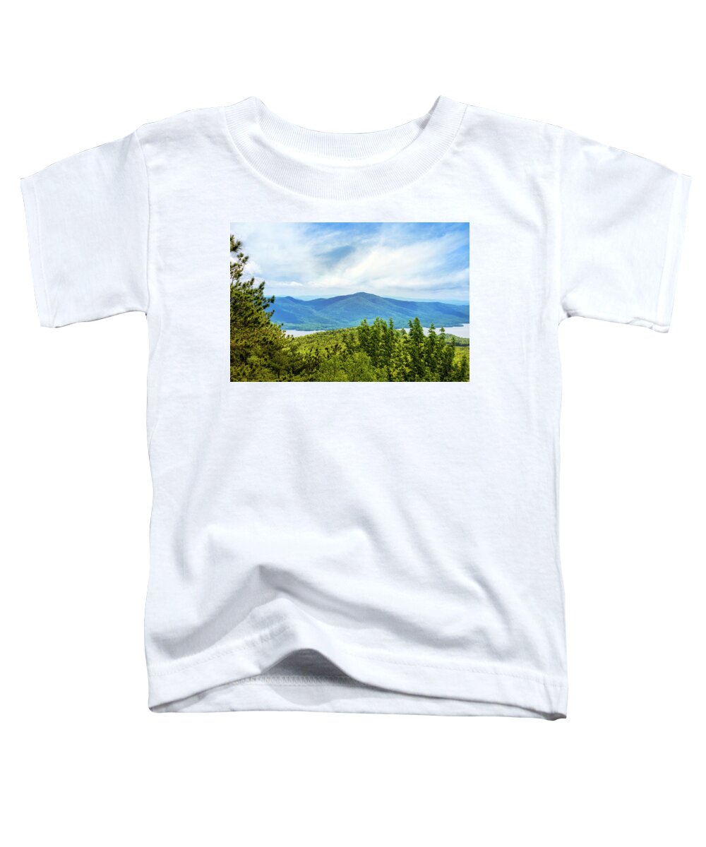Adirondack Mountains Toddler T-Shirt featuring the photograph Adirondacks Mountain View by Christina Rollo