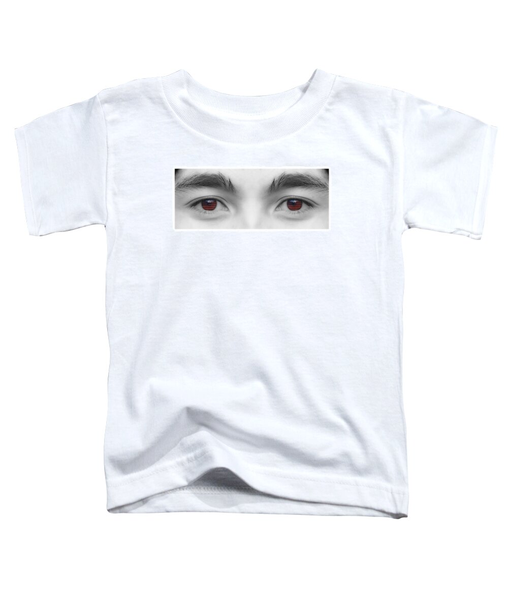 Eyes Toddler T-Shirt featuring the photograph My Son's EYEs by James BO Insogna