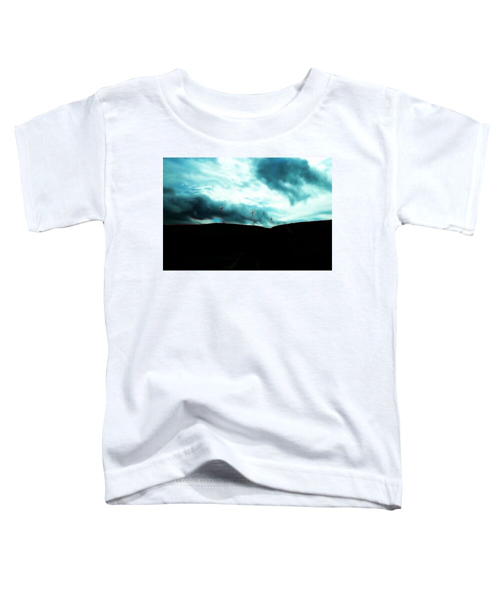 Neon Toddler T-Shirt featuring the photograph Neon Crucible by Angeline Mcgraw