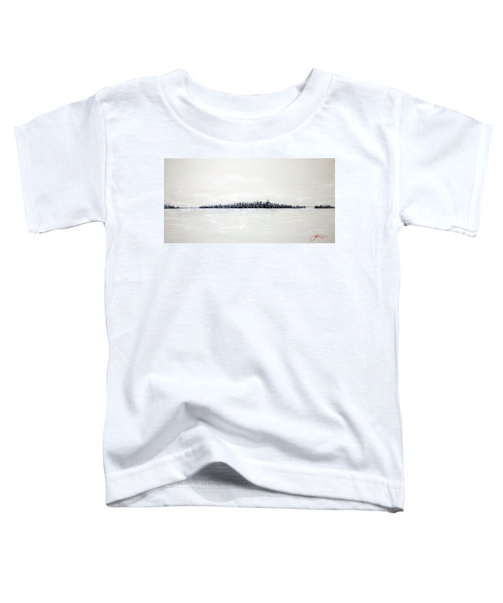 Prints Toddler T-Shirt featuring the painting New York City Skyline 48 by Jack Diamond