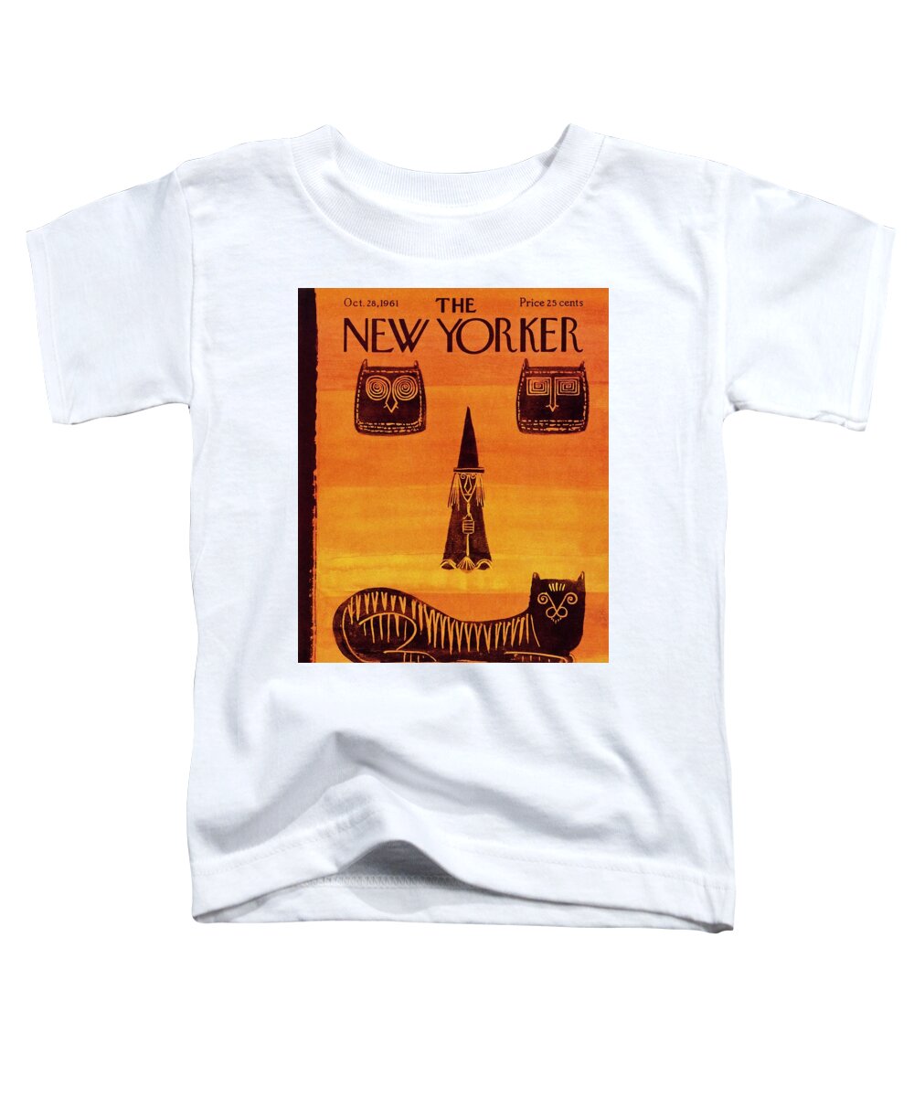 Illustration Toddler T-Shirt featuring the drawing New Yorker October 28 1961 by Anatole Kovarsky