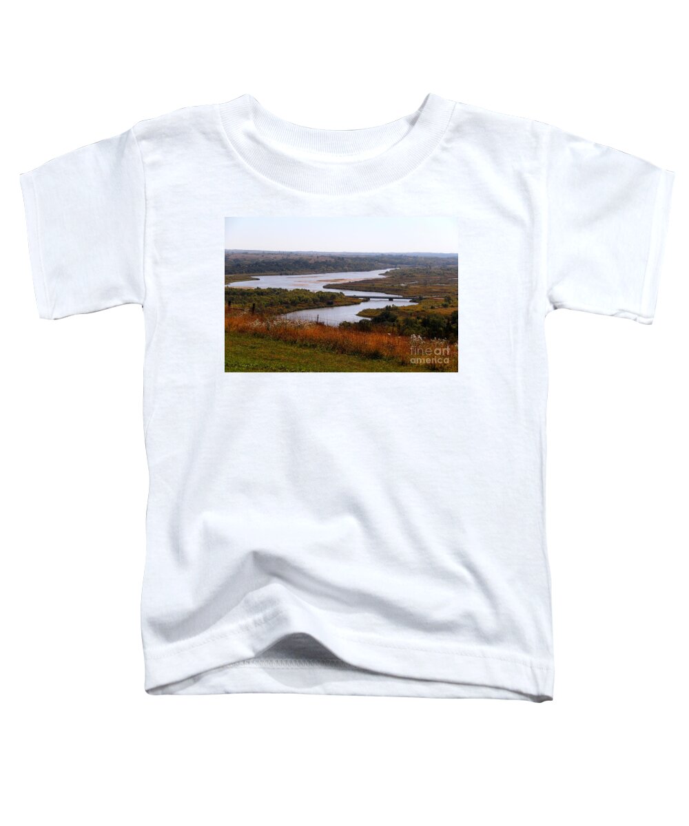 Niobrara Toddler T-Shirt featuring the photograph Niobrara River 2 by Yumi Johnson