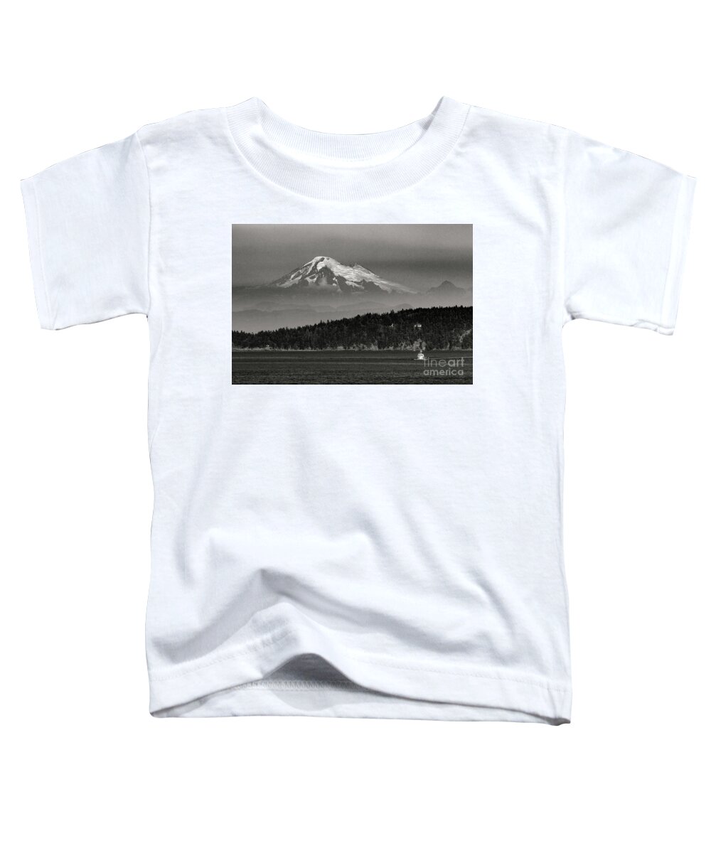 Black And White Toddler T-Shirt featuring the photograph North by Northwest by Rod Best