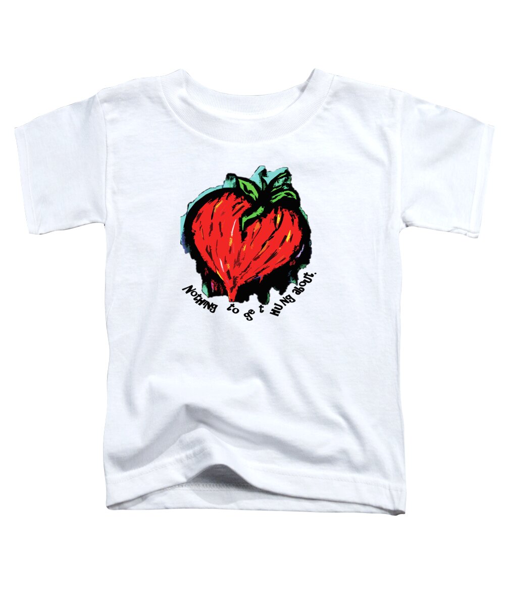 Fruit Toddler T-Shirt featuring the painting Nothing To Get Hung About by Meghan Elizabeth