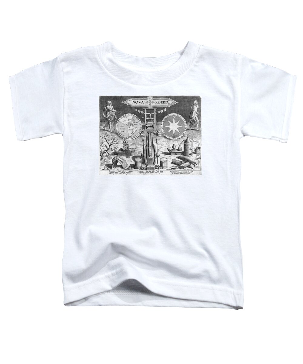 1600 Toddler T-Shirt featuring the photograph NOVA REPERTA, c1600 by Granger