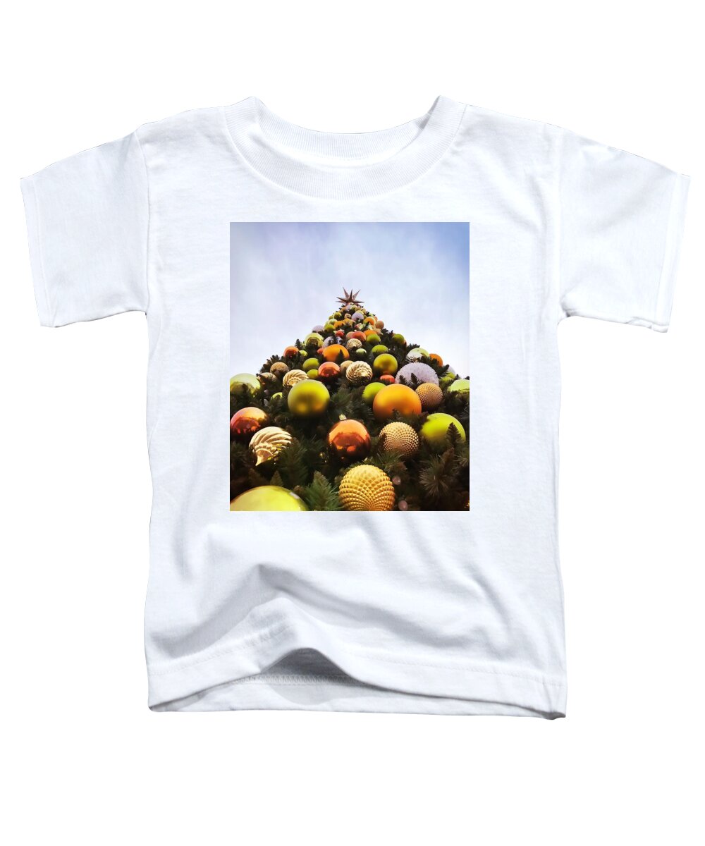 Christmas Toddler T-Shirt featuring the photograph O Christmas Tree by Chris Montcalmo