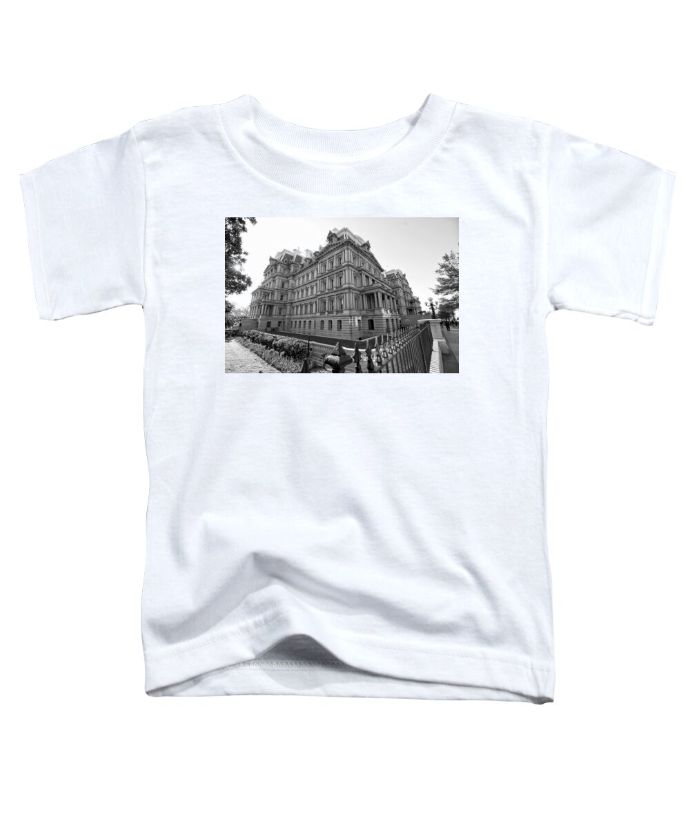 Oeob Toddler T-Shirt featuring the photograph Old Executive Office Building by Jackson Pearson