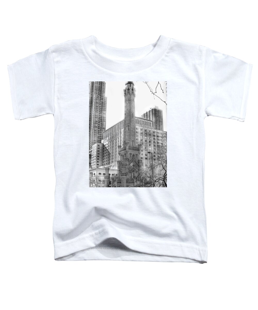 Water Tower Toddler T-Shirt featuring the photograph Old Water Tower - Chicago by Jackson Pearson