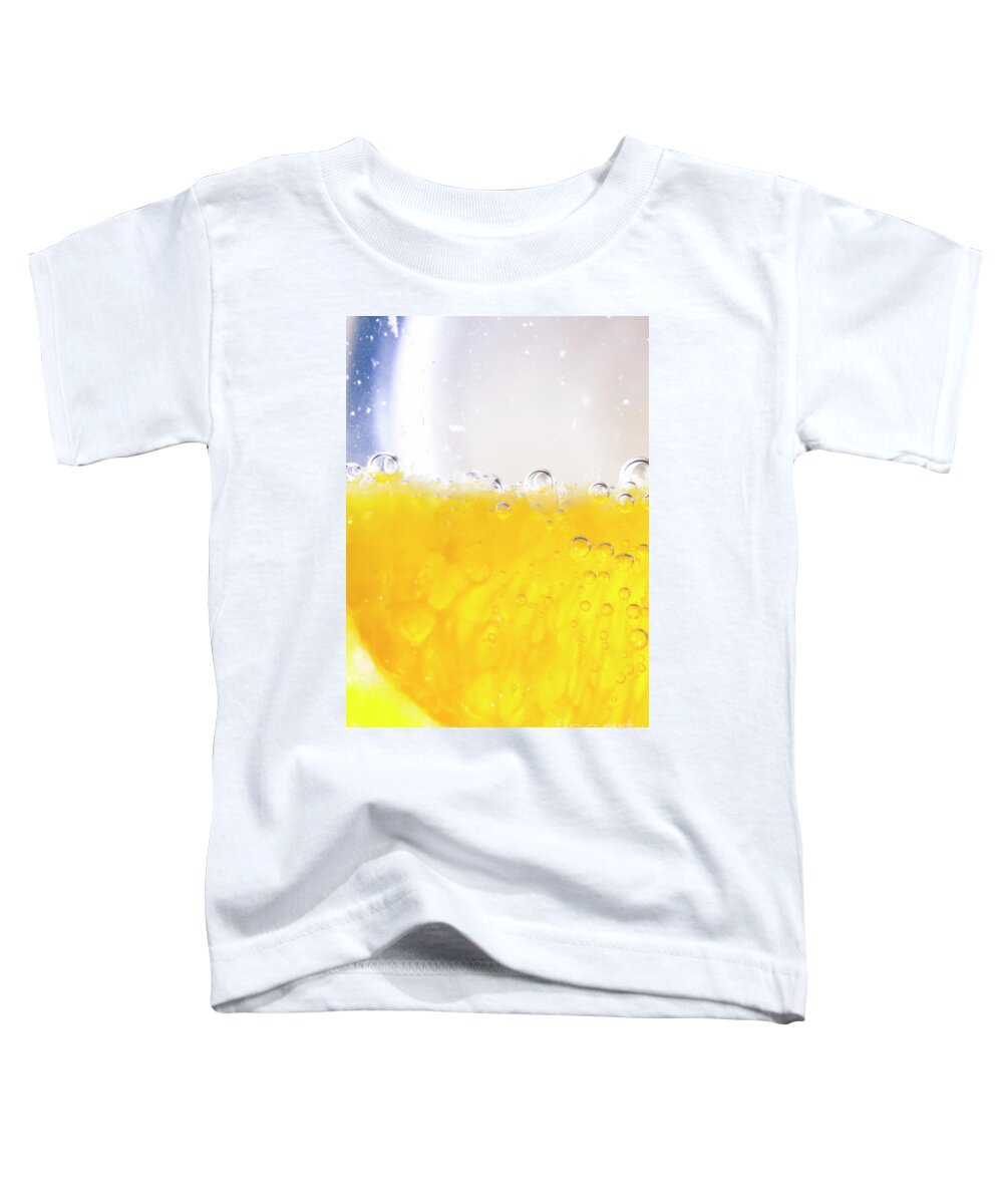 Cocktail Toddler T-Shirt featuring the photograph Orange cocktail glass by Jorgo Photography
