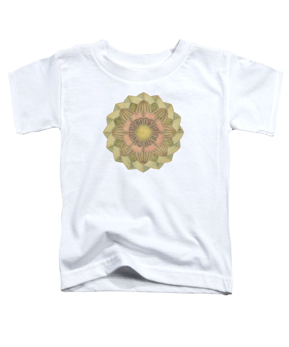 J Alexander Toddler T-Shirt featuring the drawing Ouroboros ja105 by Dar Freeland