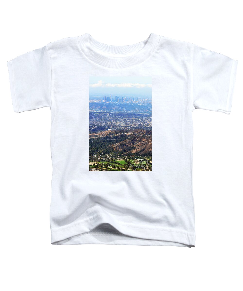 Los Angeles Toddler T-Shirt featuring the photograph Over The Hills by Dan Holm
