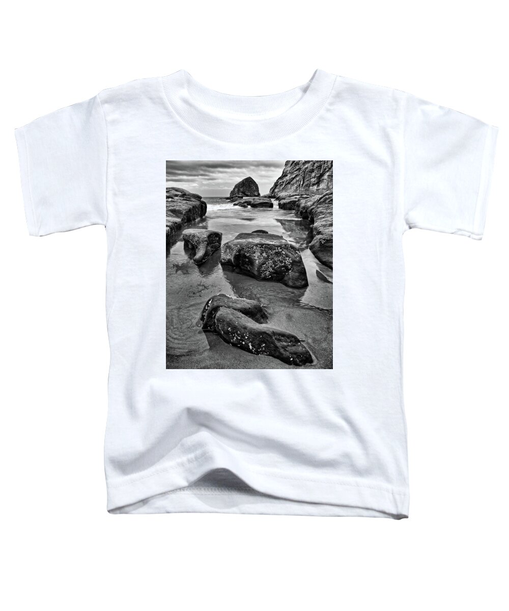 Oregon Toddler T-Shirt featuring the photograph Pacific City Oregon by Jedediah Hohf