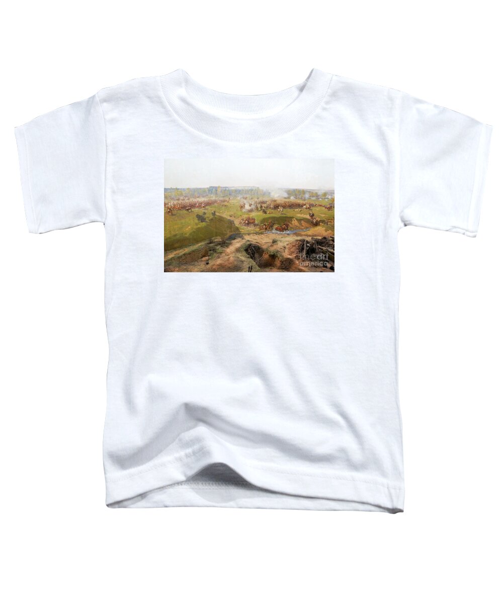 Details Toddler T-Shirt featuring the photograph painting of Battle of Borodino by Vladi Alon