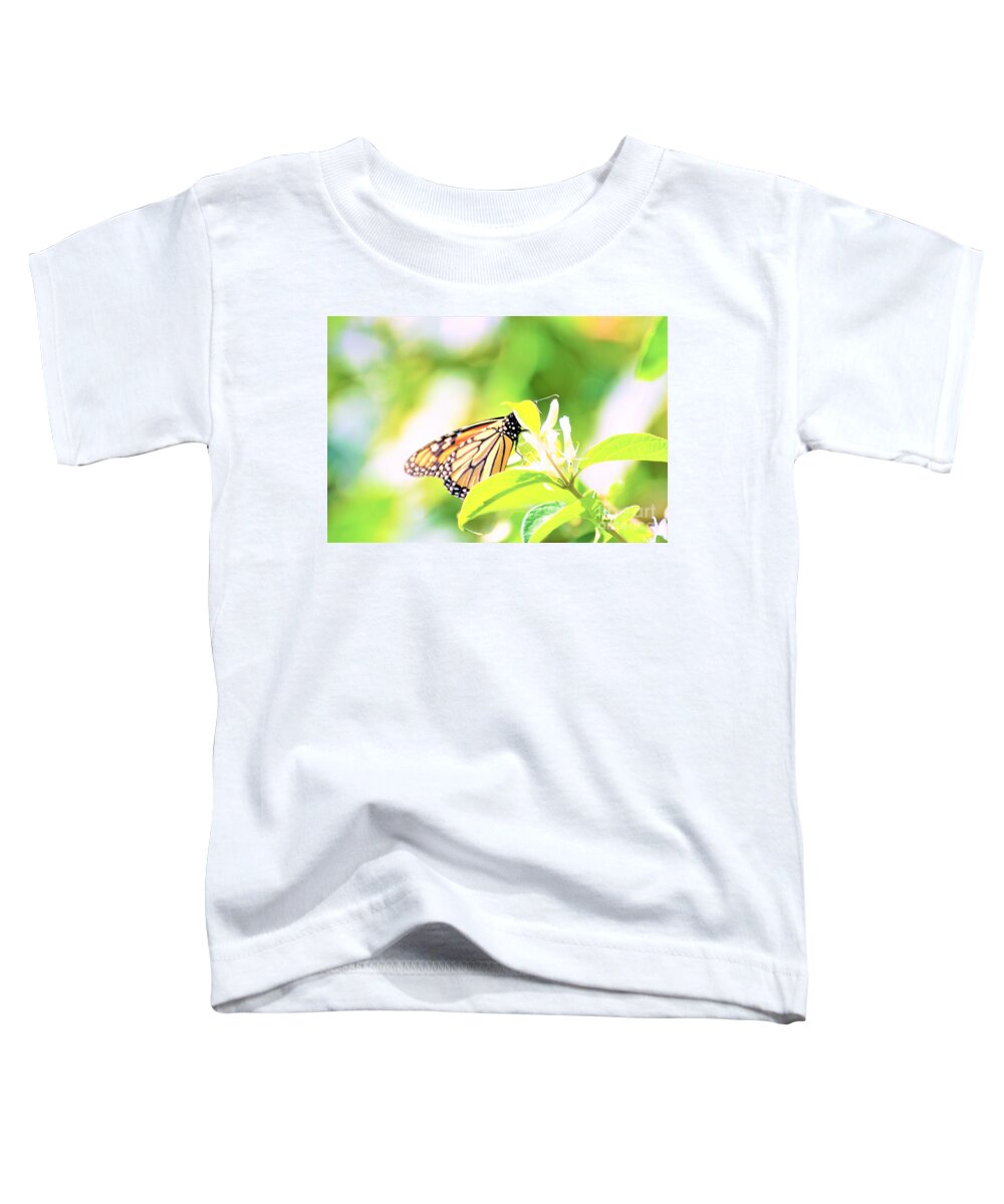 Butterflies Toddler T-Shirt featuring the photograph Peek-a-Boo by Merle Grenz