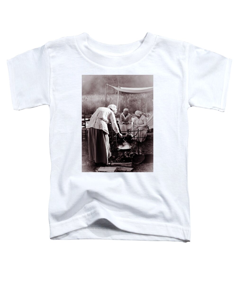 Pioneer Camp Toddler T-Shirt featuring the photograph Pioneer Camp #2 by Rich S