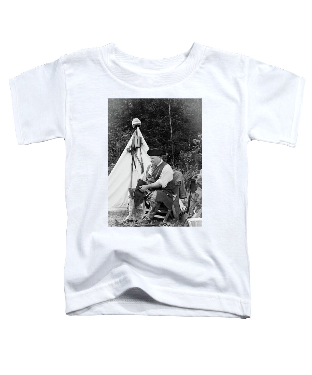 Pioneer Camp Toddler T-Shirt featuring the photograph Pioneer Life by Rich S