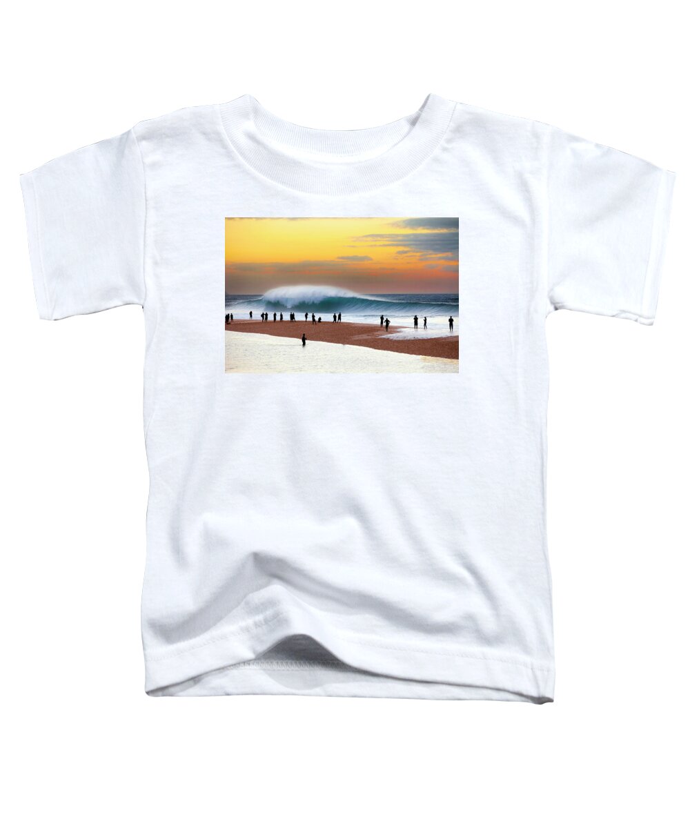 Surf Toddler T-Shirt featuring the photograph Pipe Dream by Sean Davey