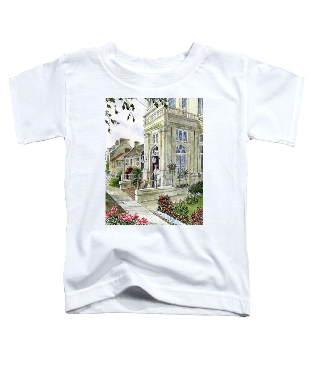 Watercolour Toddler T-Shirt featuring the painting Play Day by William Band