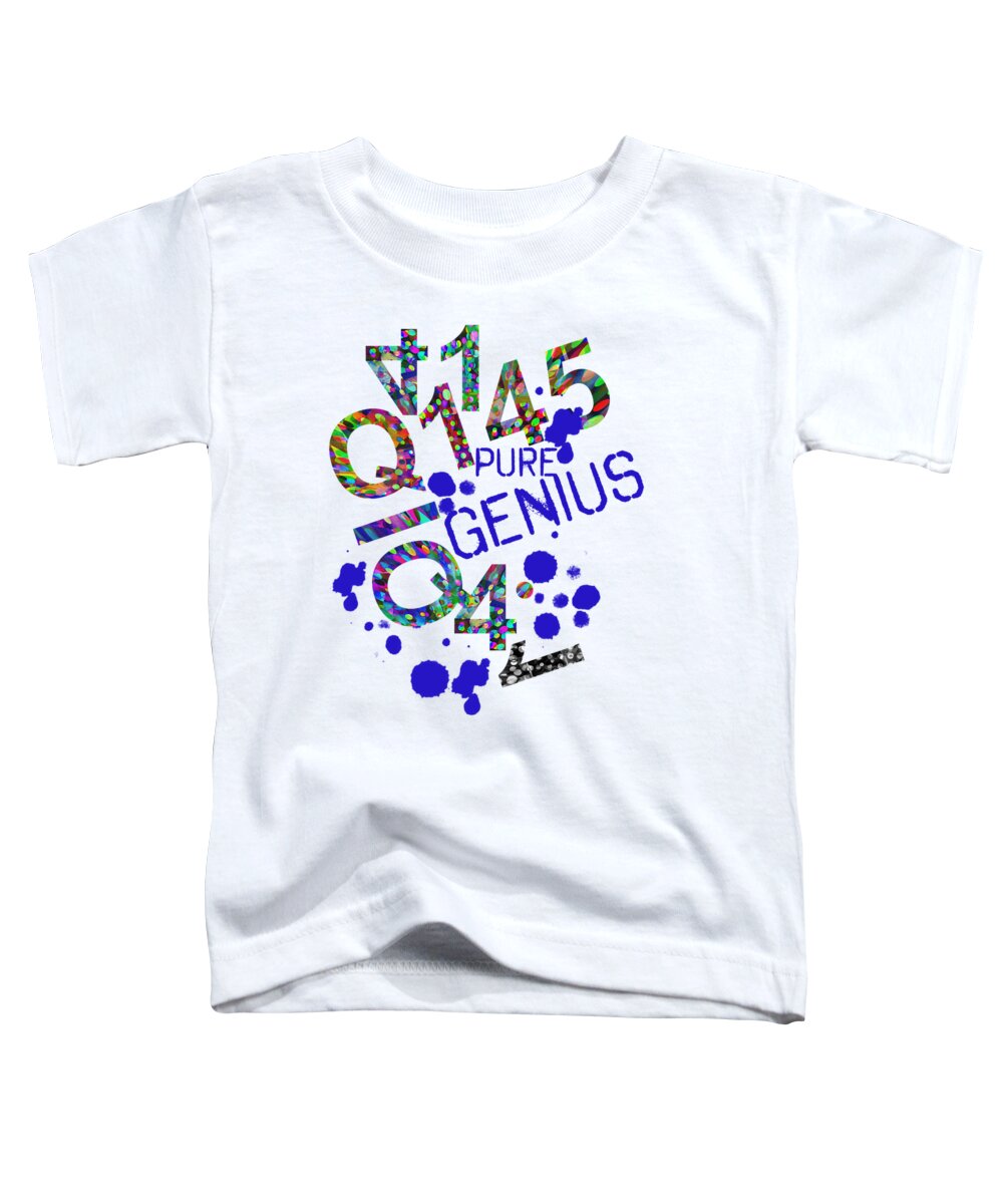 Ts001 Toddler T-Shirt featuring the digital art Pure Genius #1 by Edmund Nagele FRPS