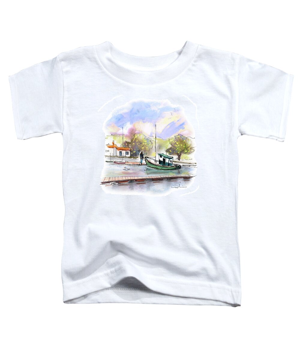 Travel Toddler T-Shirt featuring the painting Quiberon Peninsula 10 by Miki De Goodaboom