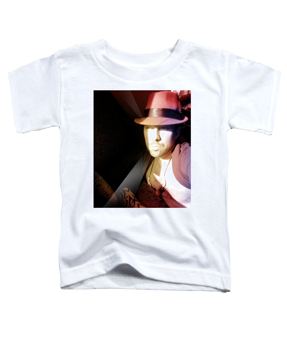  Toddler T-Shirt featuring the photograph Rain Hat by John Gholson