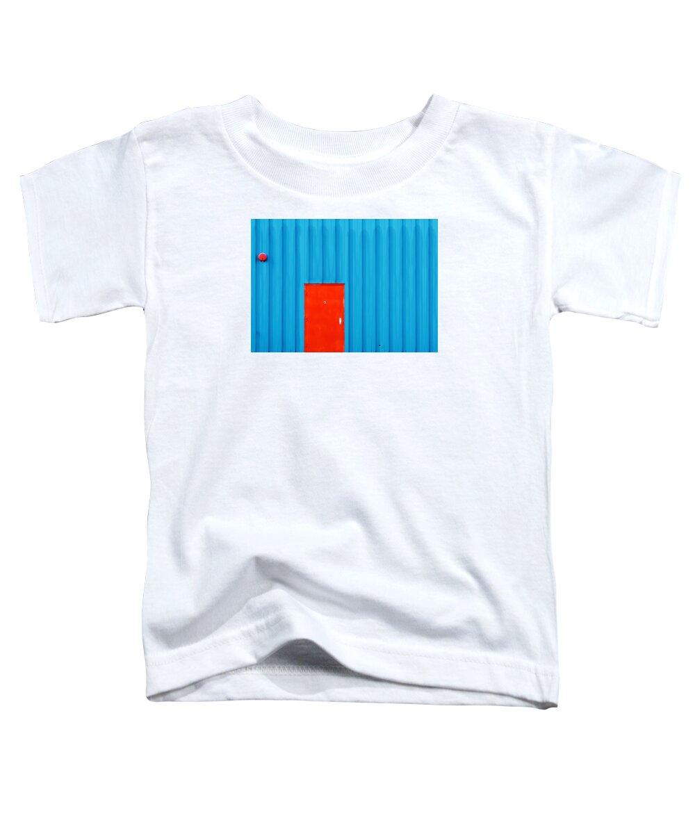 Verona Toddler T-Shirt featuring the photograph Red Door No. 9 by Todd Klassy