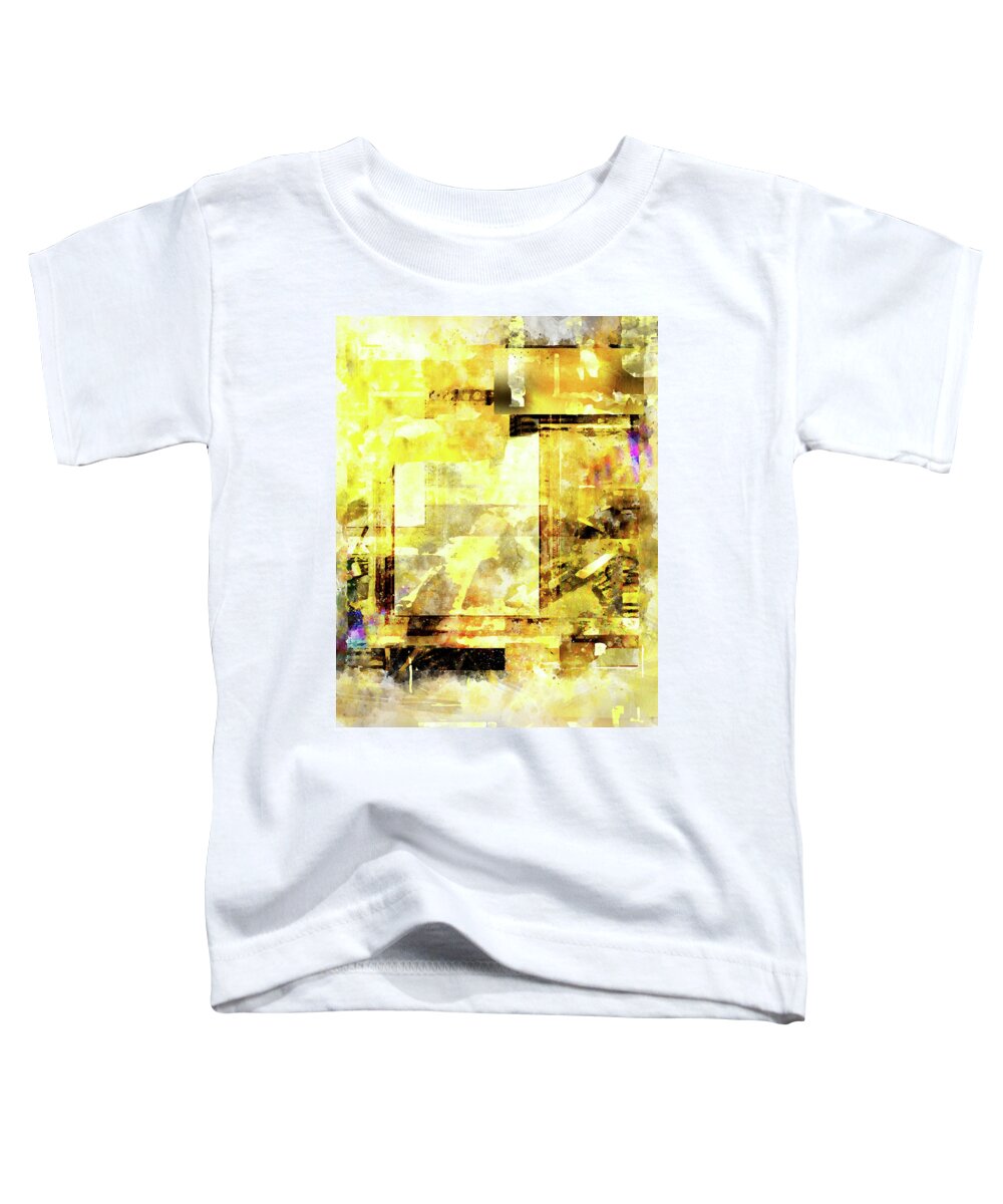 Abstract Toddler T-Shirt featuring the digital art Reflection by Art Di