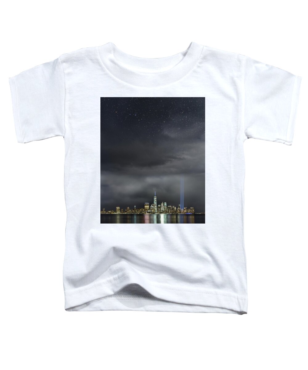 September 11 Toddler T-Shirt featuring the photograph Remembrance by Elvira Pinkhas
