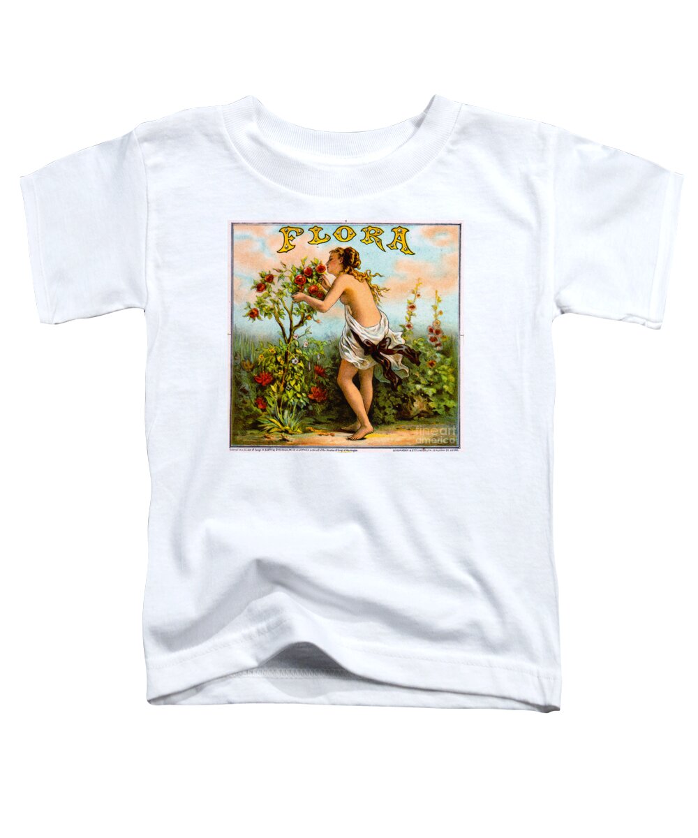 Retro Tobacco Label 1873b Toddler T-Shirt featuring the photograph Retro Tobacco Label 1873 b by Padre Art