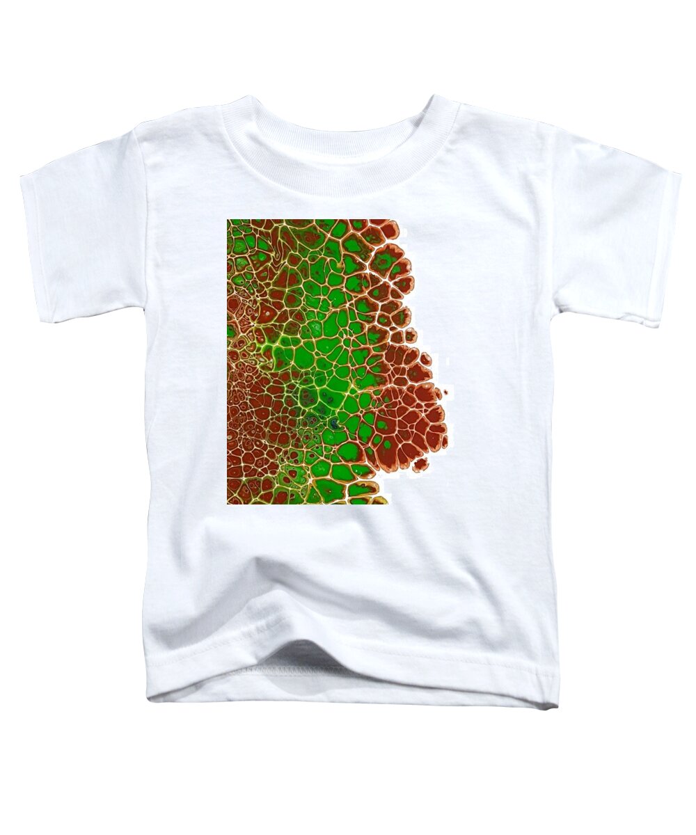 Acrylic Toddler T-Shirt featuring the painting Rocky Shores by Daniela Easter
