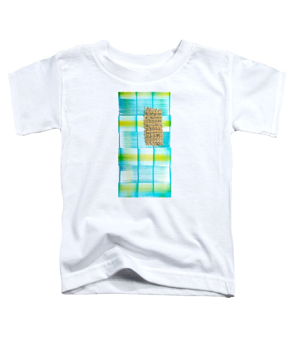 Abstract Toddler T-Shirt featuring the painting Sailing by Wonju Hulse