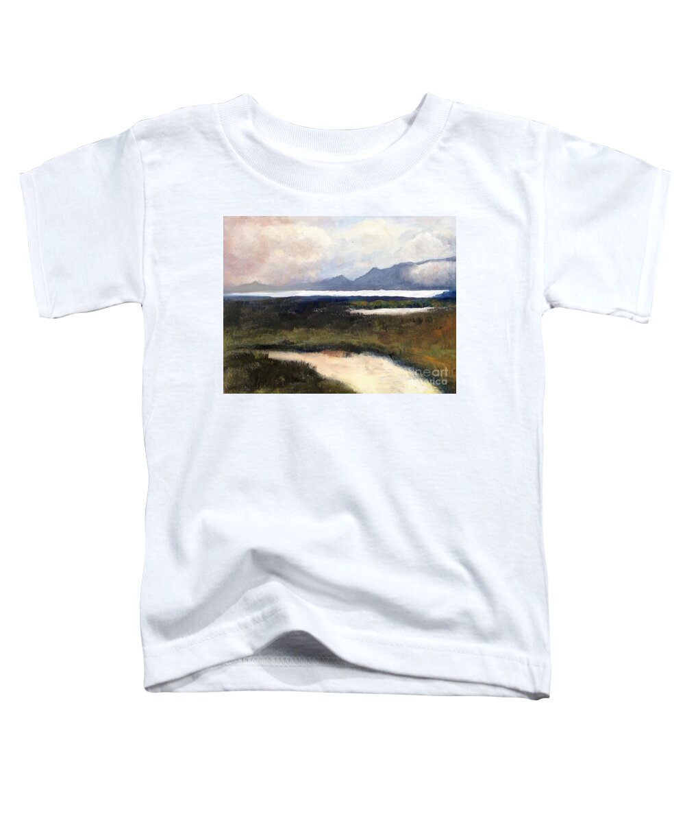 California Toddler T-Shirt featuring the painting Salton Sea by Randy Sprout