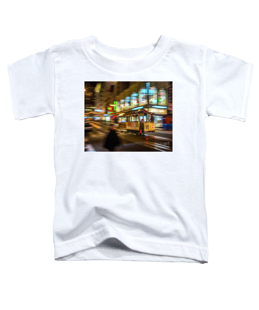 San Francisco Cable Car Toddler T-Shirt featuring the photograph San Francisco Cable Car by Michael Tidwell