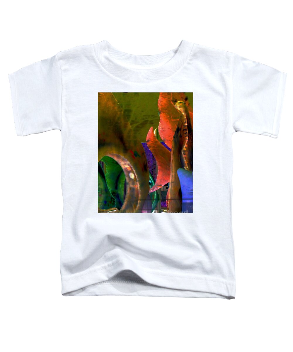 Seaglass Toddler T-Shirt featuring the photograph Seaglass Invert 3 by Randall Weidner