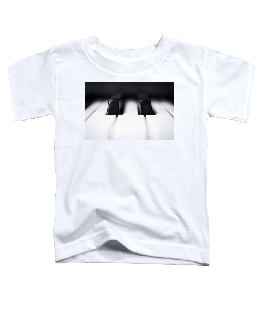 Piano Toddler T-Shirt featuring the photograph Sharp or flat by Scott Norris