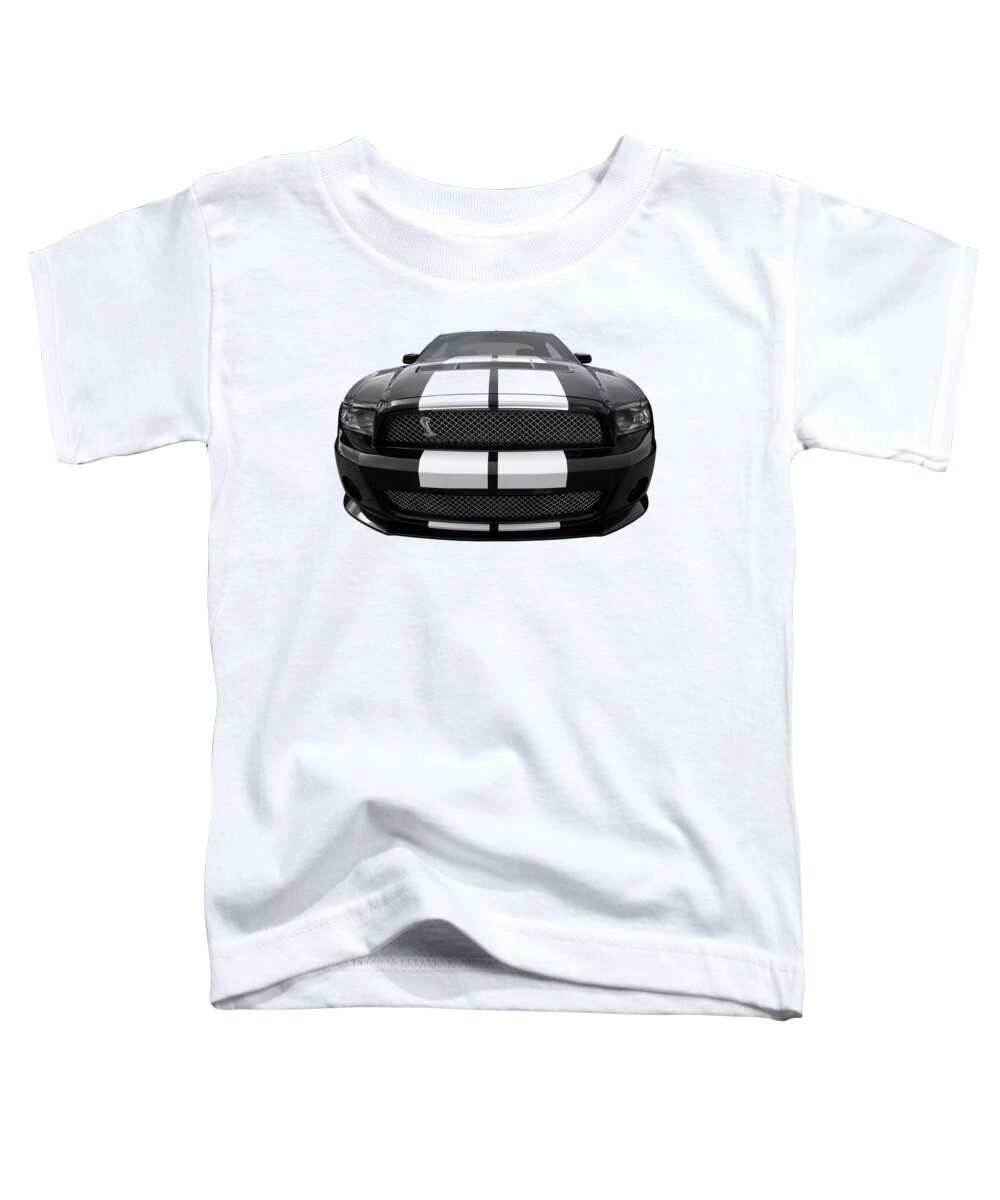 Shelby Mustang Toddler T-Shirt featuring the photograph Shelby Thunder by Gill Billington