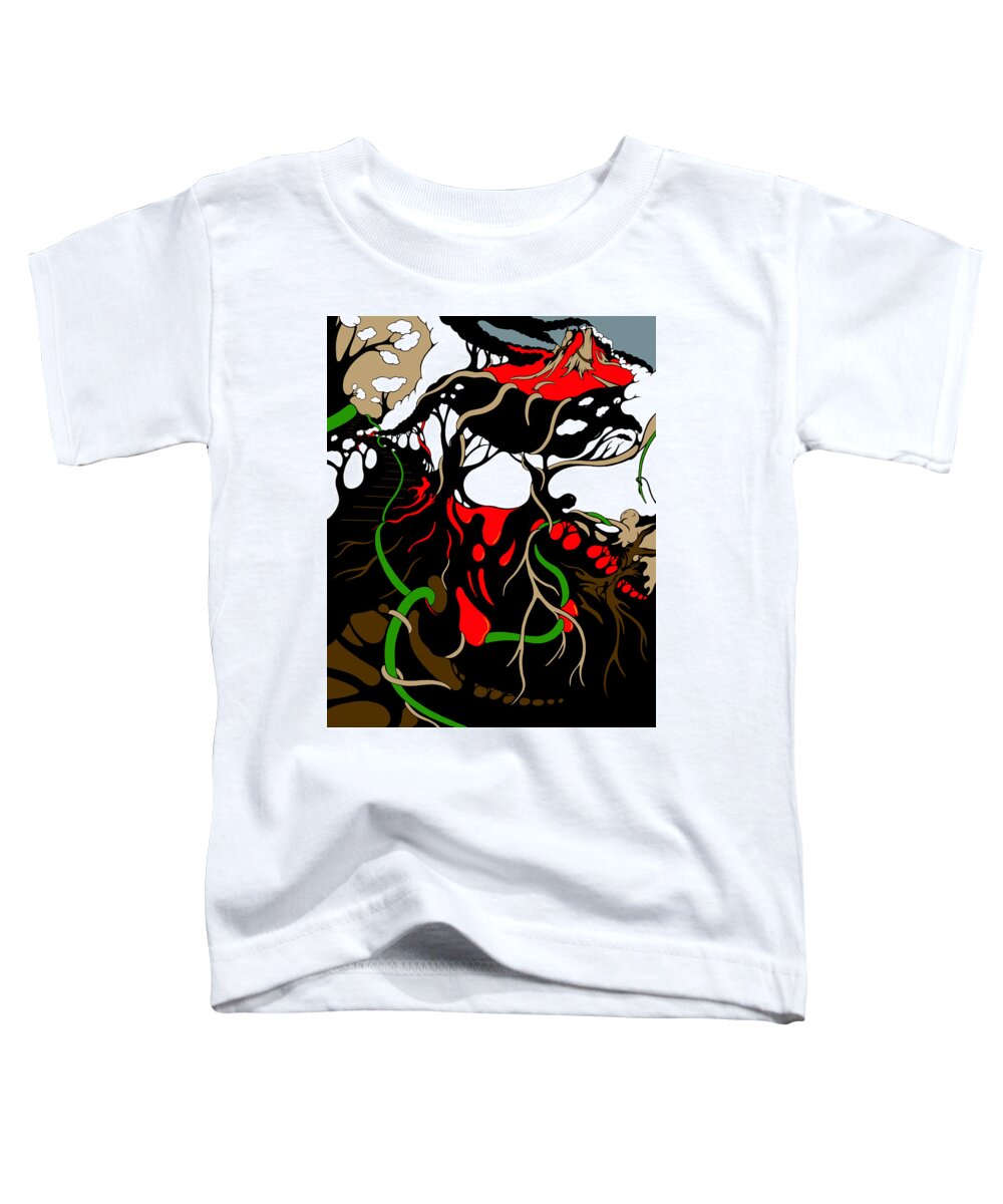 Female Toddler T-Shirt featuring the digital art Sideshow by Craig Tilley