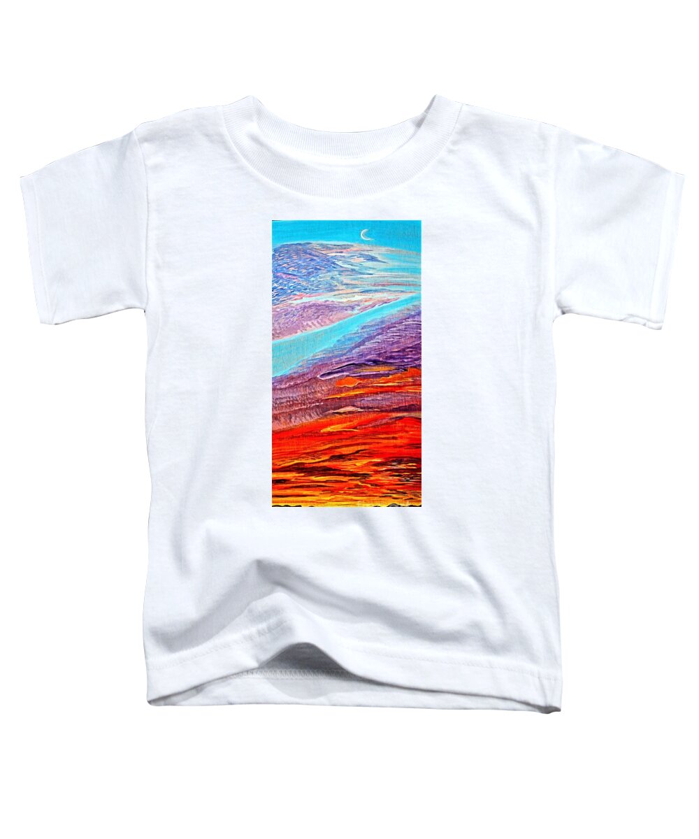 Painting Toddler T-Shirt featuring the painting Silent Lucidity by Barbara Donovan