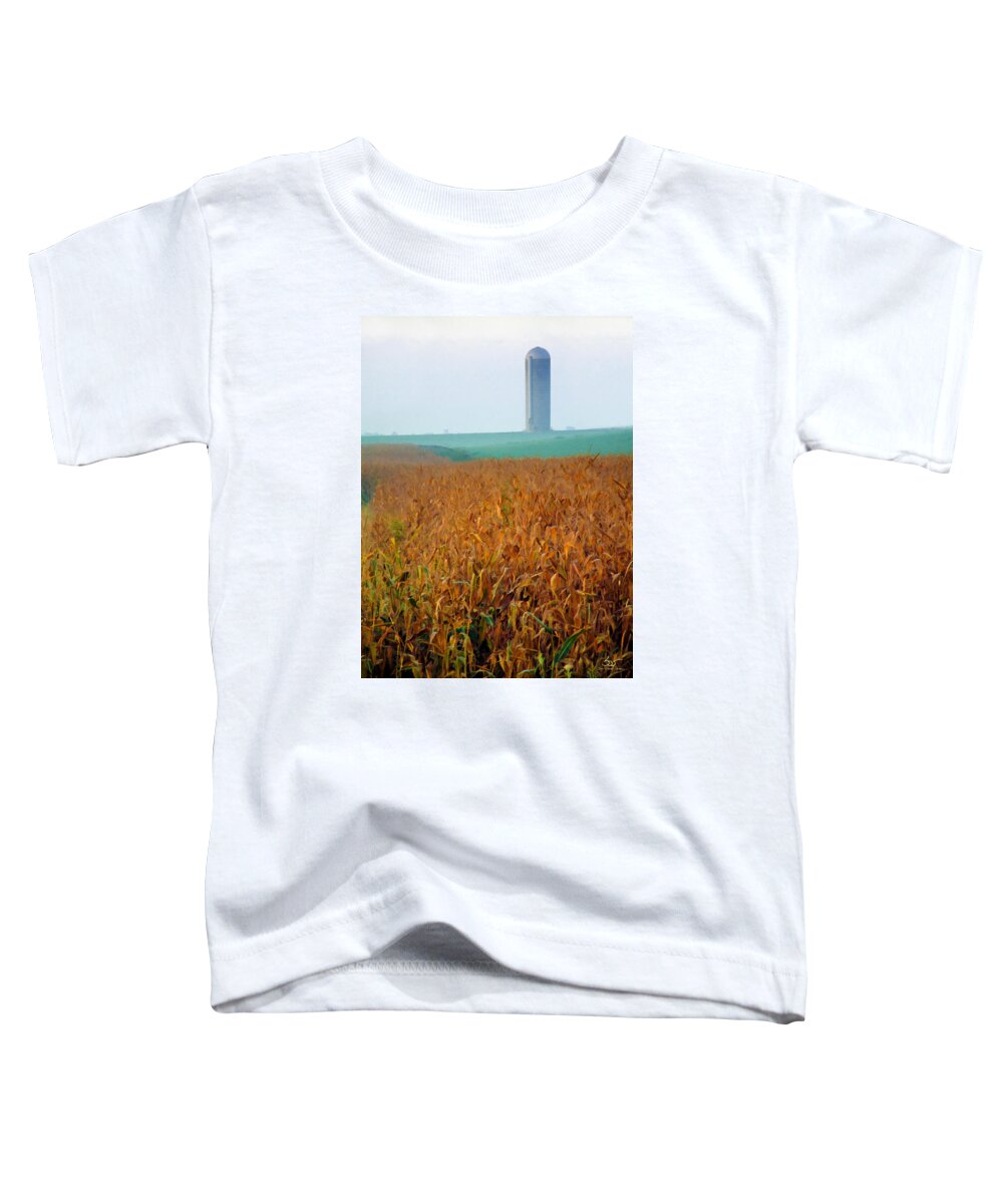 Landscape Toddler T-Shirt featuring the photograph Silo 2 by Sam Davis Johnson