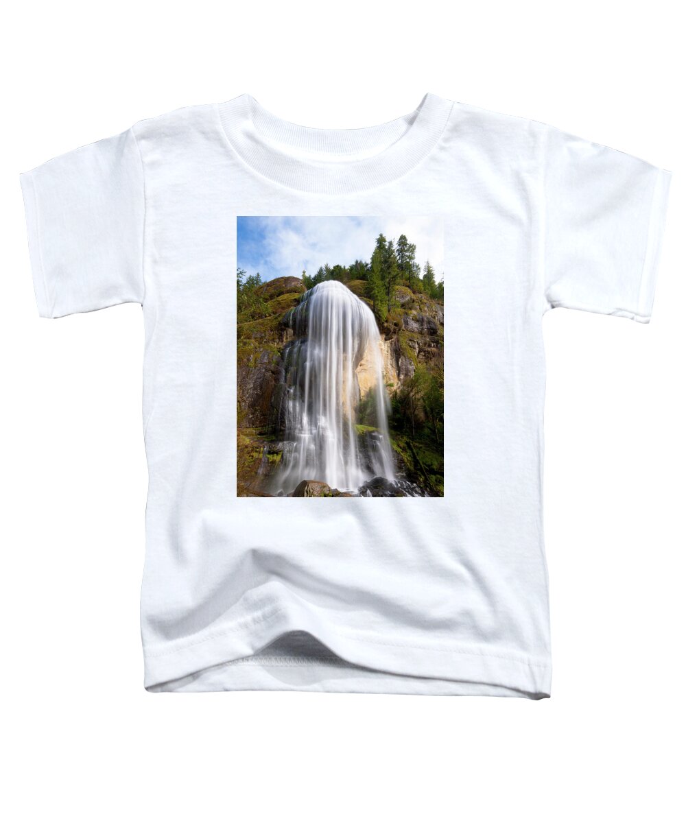 Waterfall Toddler T-Shirt featuring the photograph Silver Falls by Andrew Kumler