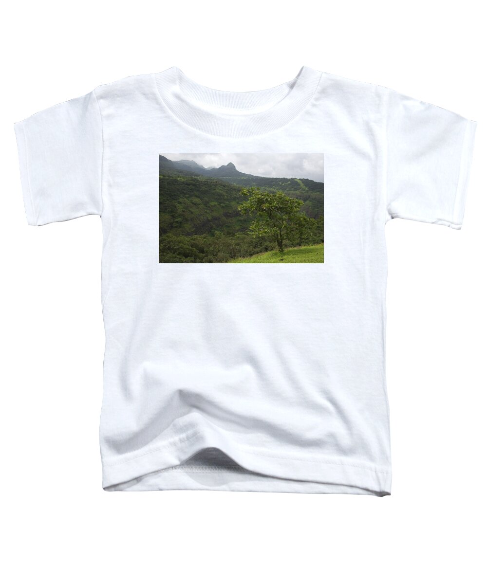 Emerald Toddler T-Shirt featuring the photograph SKC 4007 The Emerald Landscape by Sunil Kapadia