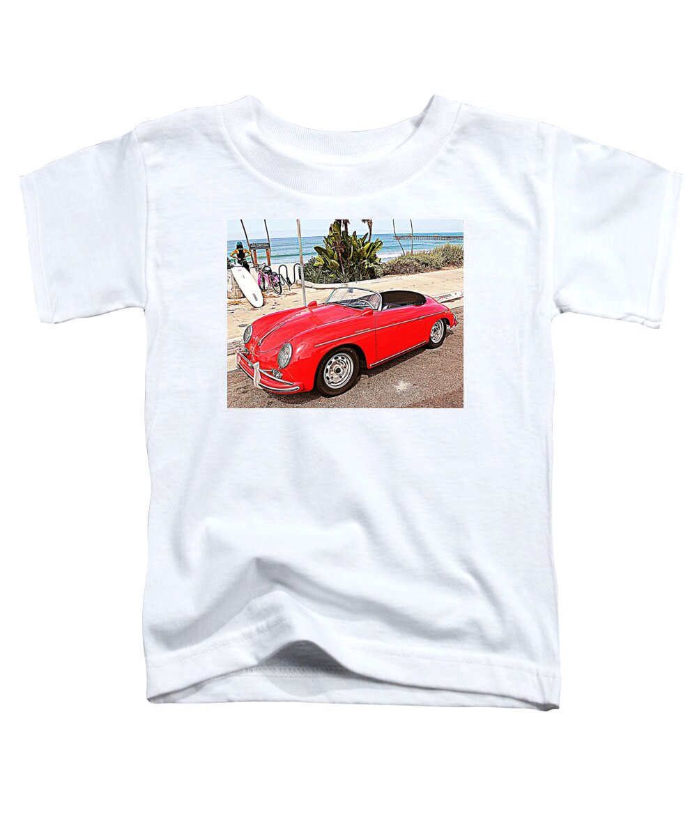 Porsche Toddler T-Shirt featuring the photograph SoCal Speedster by Steve Natale