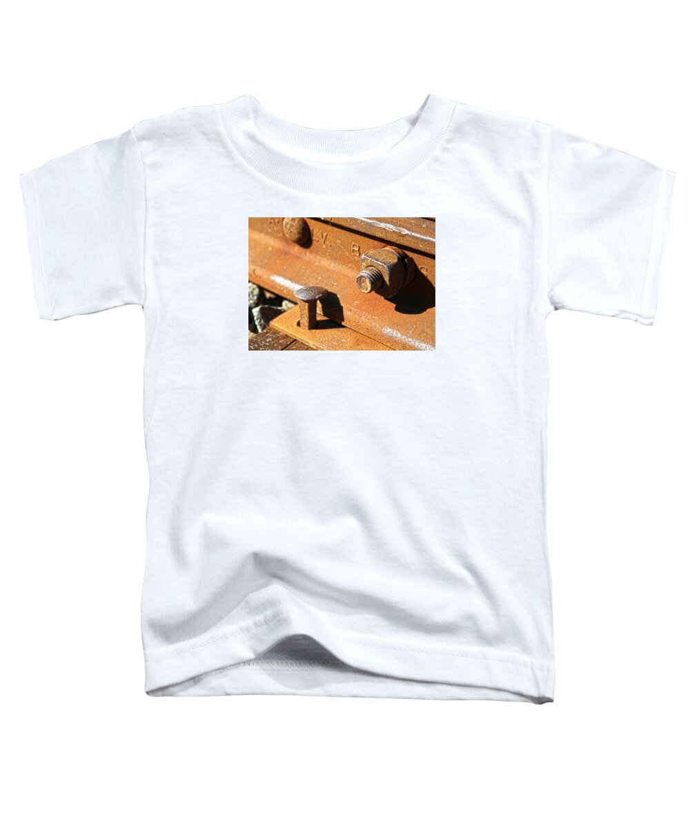 Railroad Toddler T-Shirt featuring the photograph Spike by Robert Och