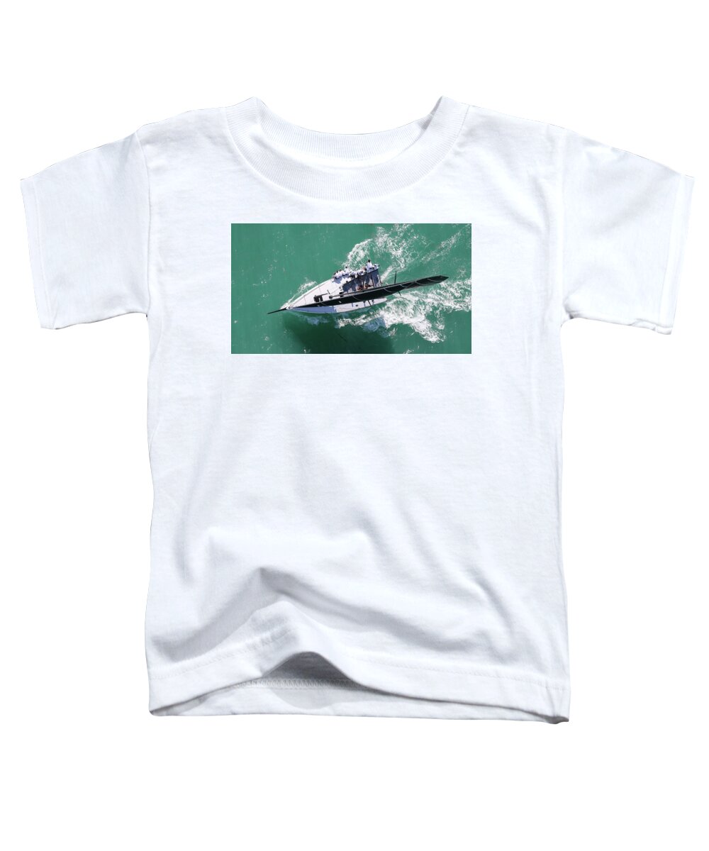 Sail Toddler T-Shirt featuring the photograph Spot On by Steven Lapkin