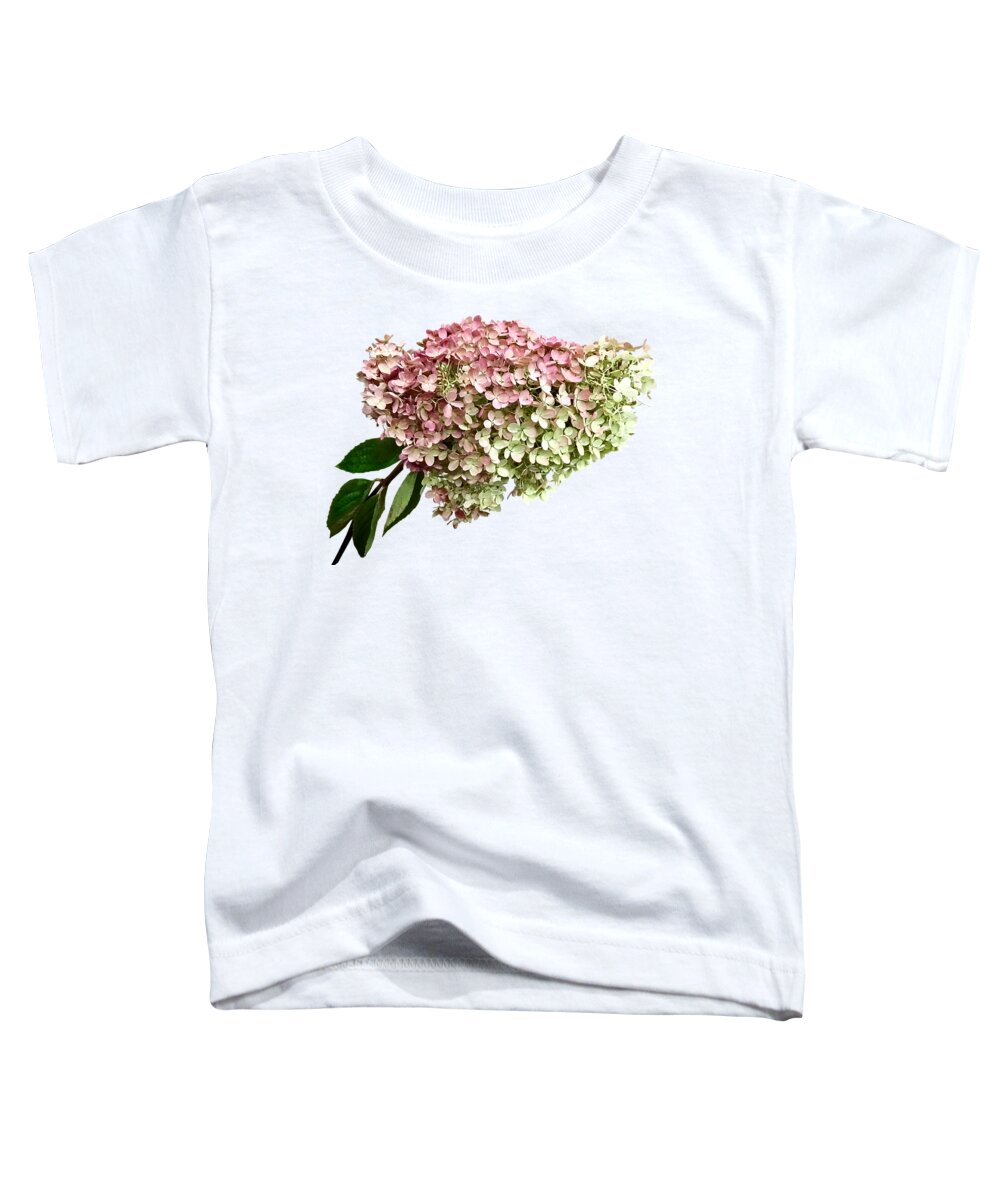 Hydrangea Toddler T-Shirt featuring the photograph Sprig of Hydrangea by Susan Savad