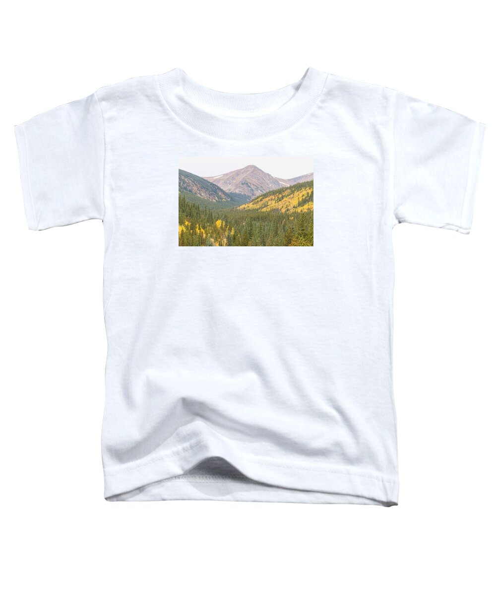 Scenic Toddler T-Shirt featuring the photograph St Marys Glacier Autumn View by James BO Insogna
